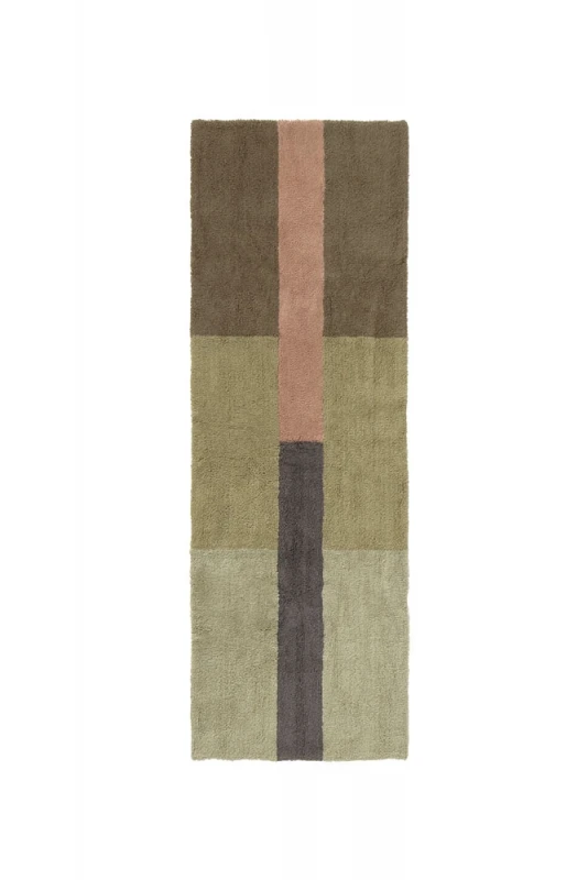 Шерстяной ковер Lorena Canals Chrome Stripes R (80 x 230 см)