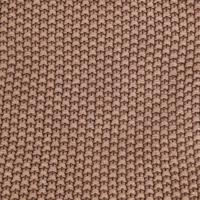 Плед Tkano Essential из стираного 100% хлопка, мокко (130x180 см)