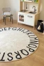 Ковер Lorena Canals Alphabet Round ABC Natural Black (?150 см)