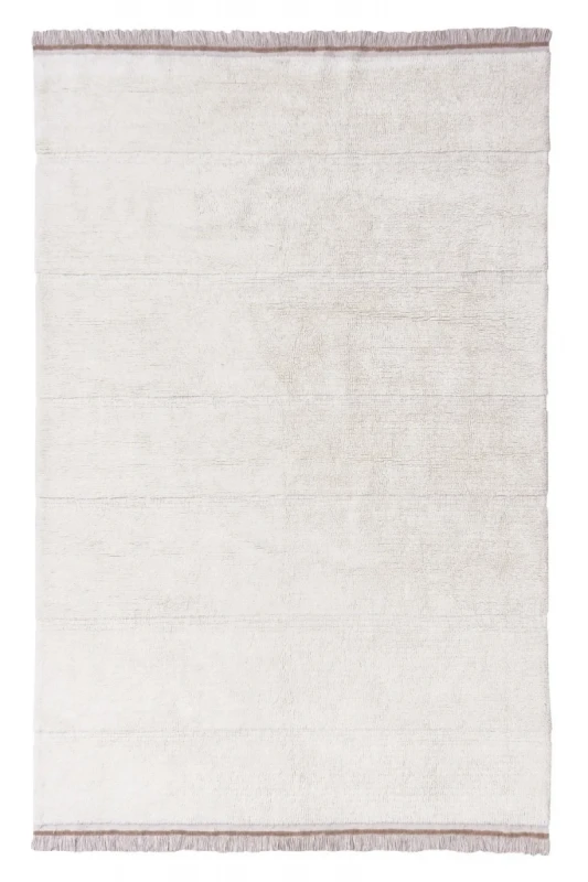 Шерстяной стираемый ковер Lorena Canals Steppe Sheep White XL (200x300 см)