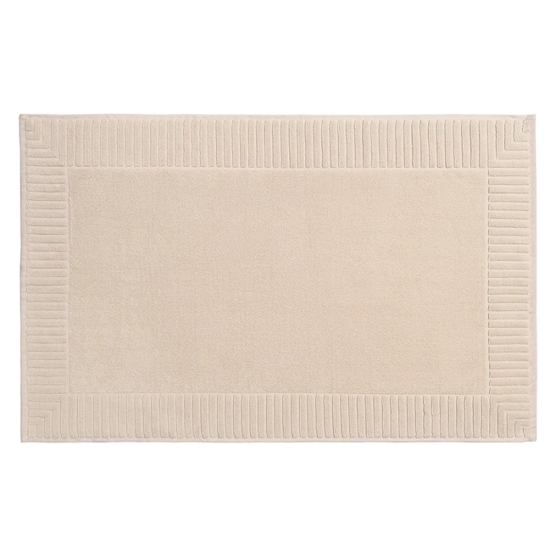 Коврик для ванной Tkano Essential кремовый, с бортиком (50x80 см)