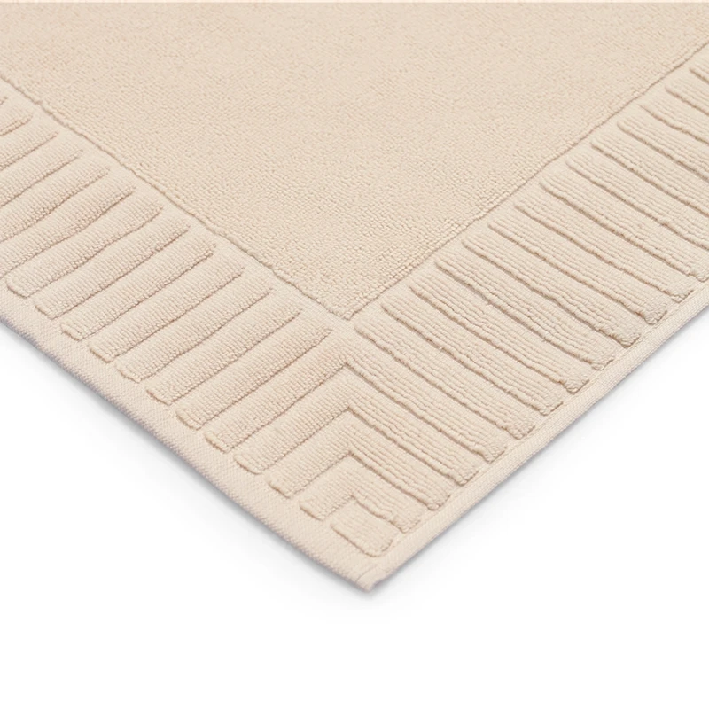Коврик для ванной Tkano Essential кремовый, с бортиком (50x80 см)