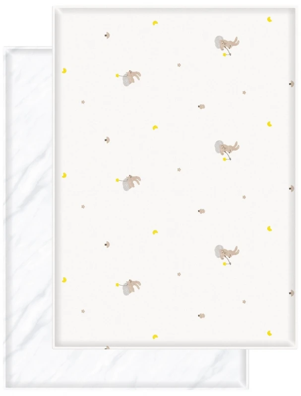 Коврик Parklon Pure Bubble Mat "Зайка на луне" (150x210x4 см)
