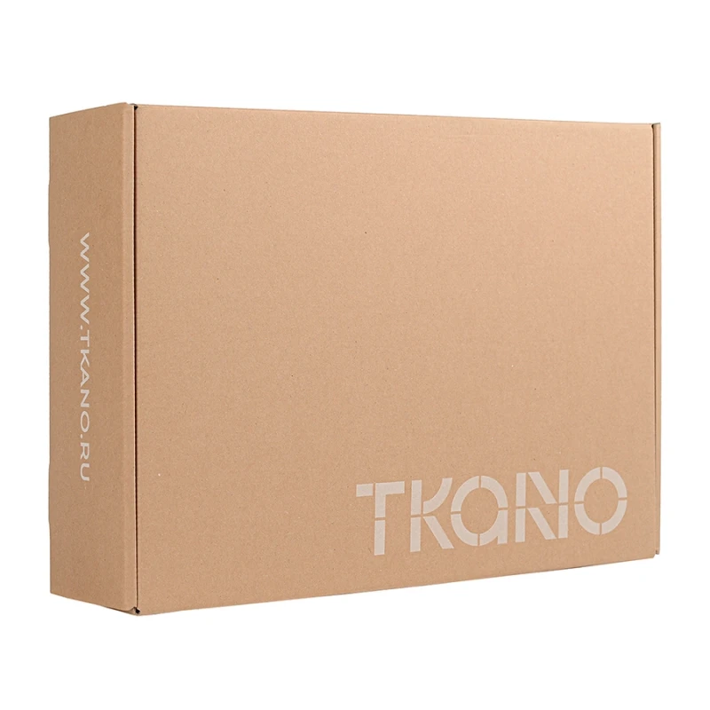 Плед Tkano Essential из шерсти, охра (130x180 см)