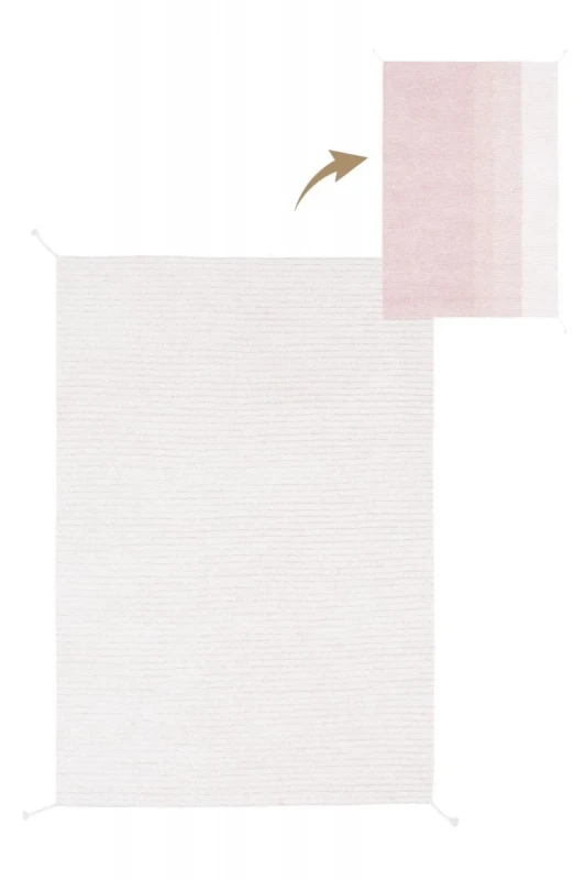 Двусторонний стираемый ковер Lorena Canals Gelato Pink M (140x200 см)